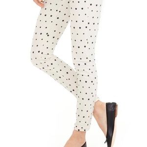Off-white jeans with navy stars from Jcrew